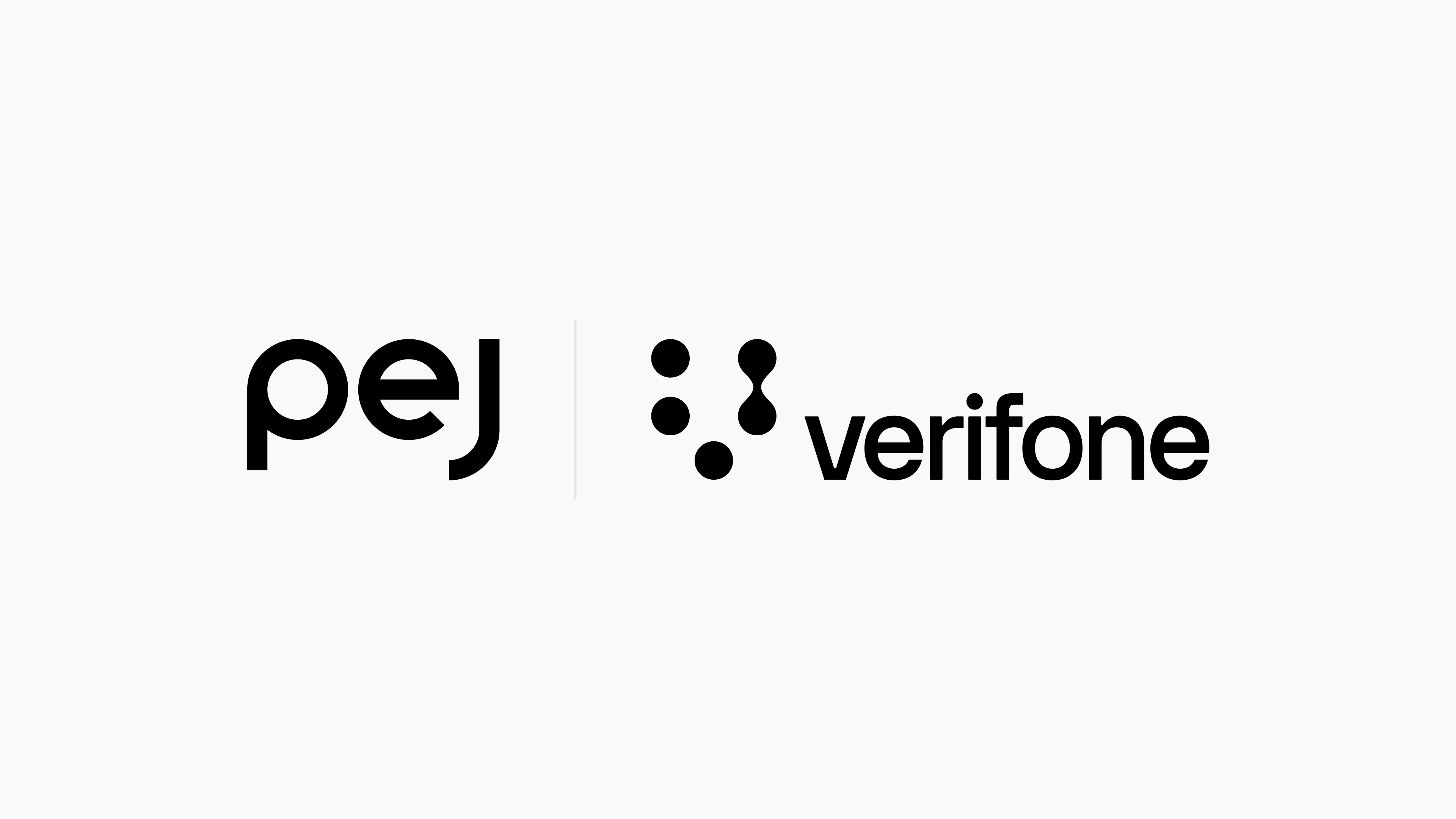 Pej and Verifone logos