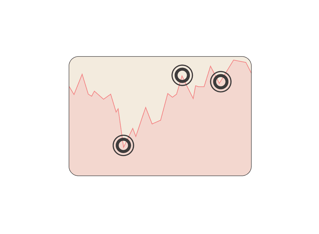 illustration of a hand holding bitcoin