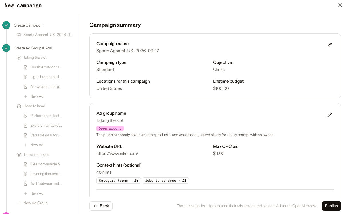 Getmint campaign summary