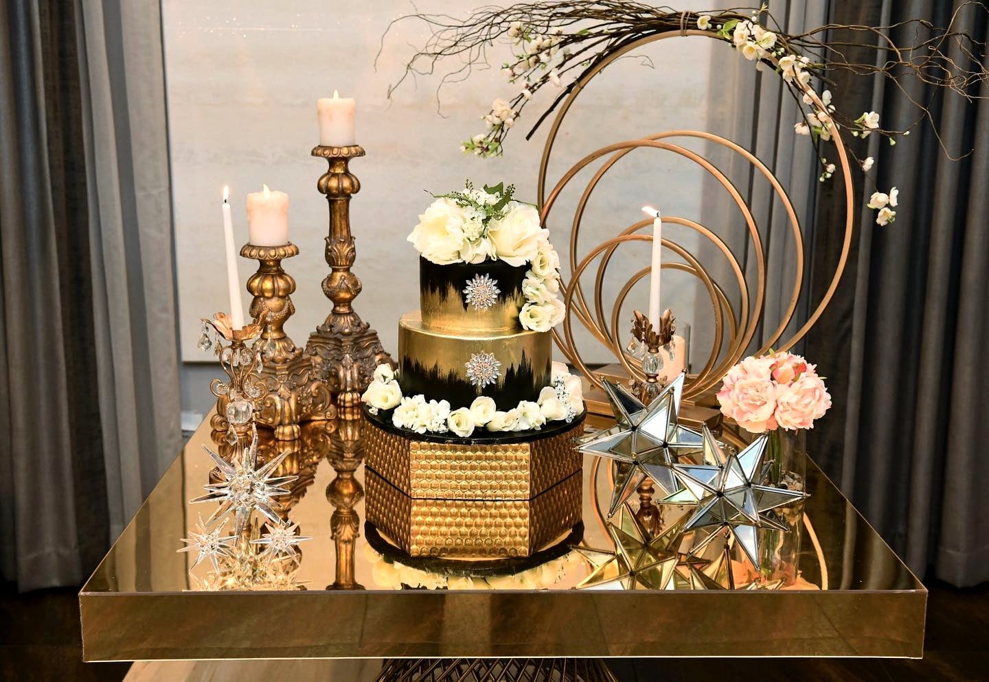 Milestone: Black & gold