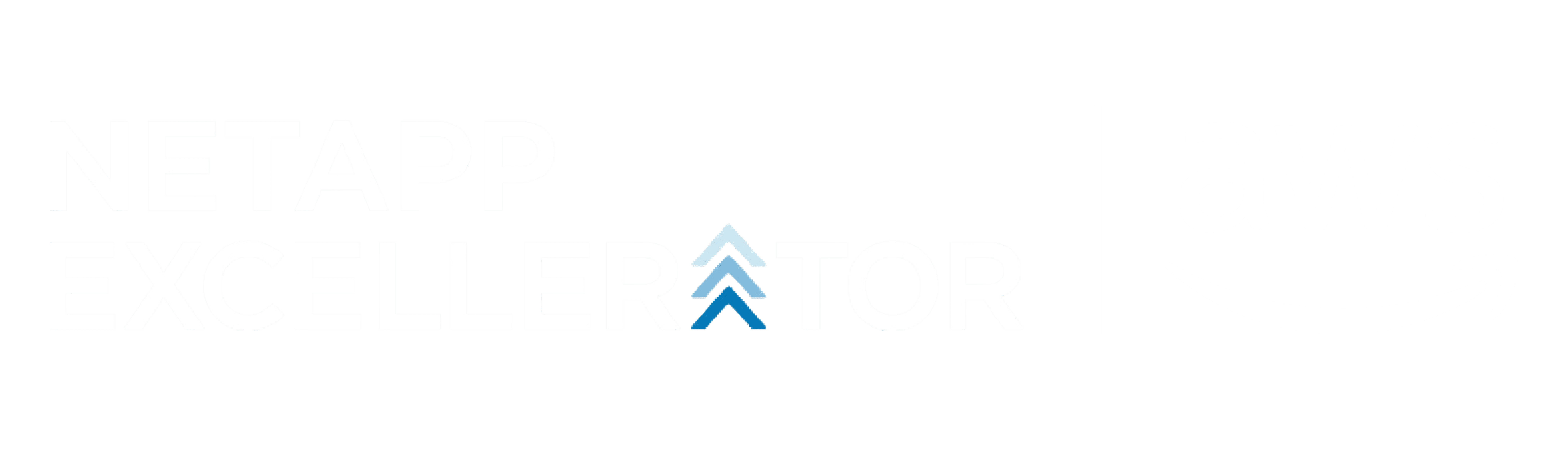 Netapp Excellerator and AWS logo