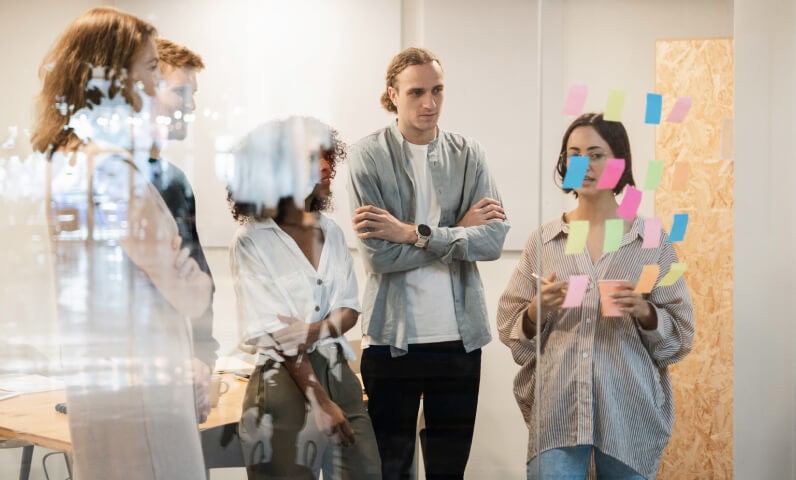 Problem Solving with post-it notes