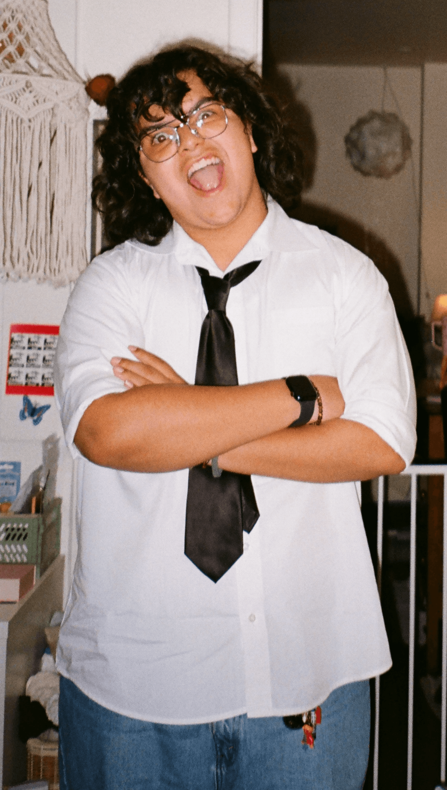 Friends making silly faces in photo booth in Claremont CA | FFotos