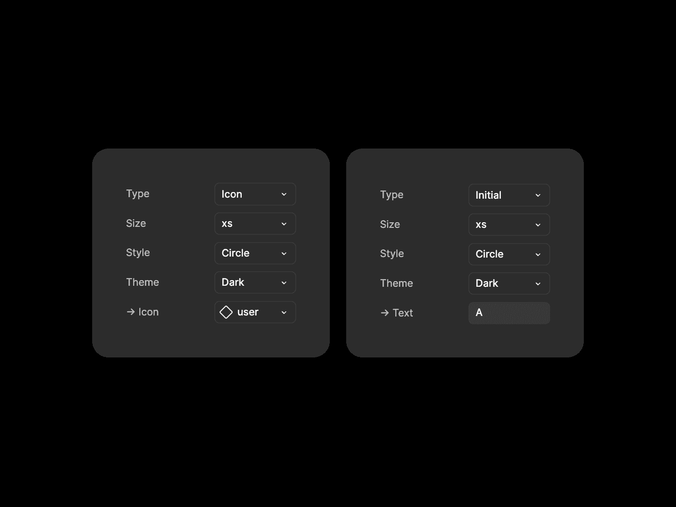 Avatar Component Settings