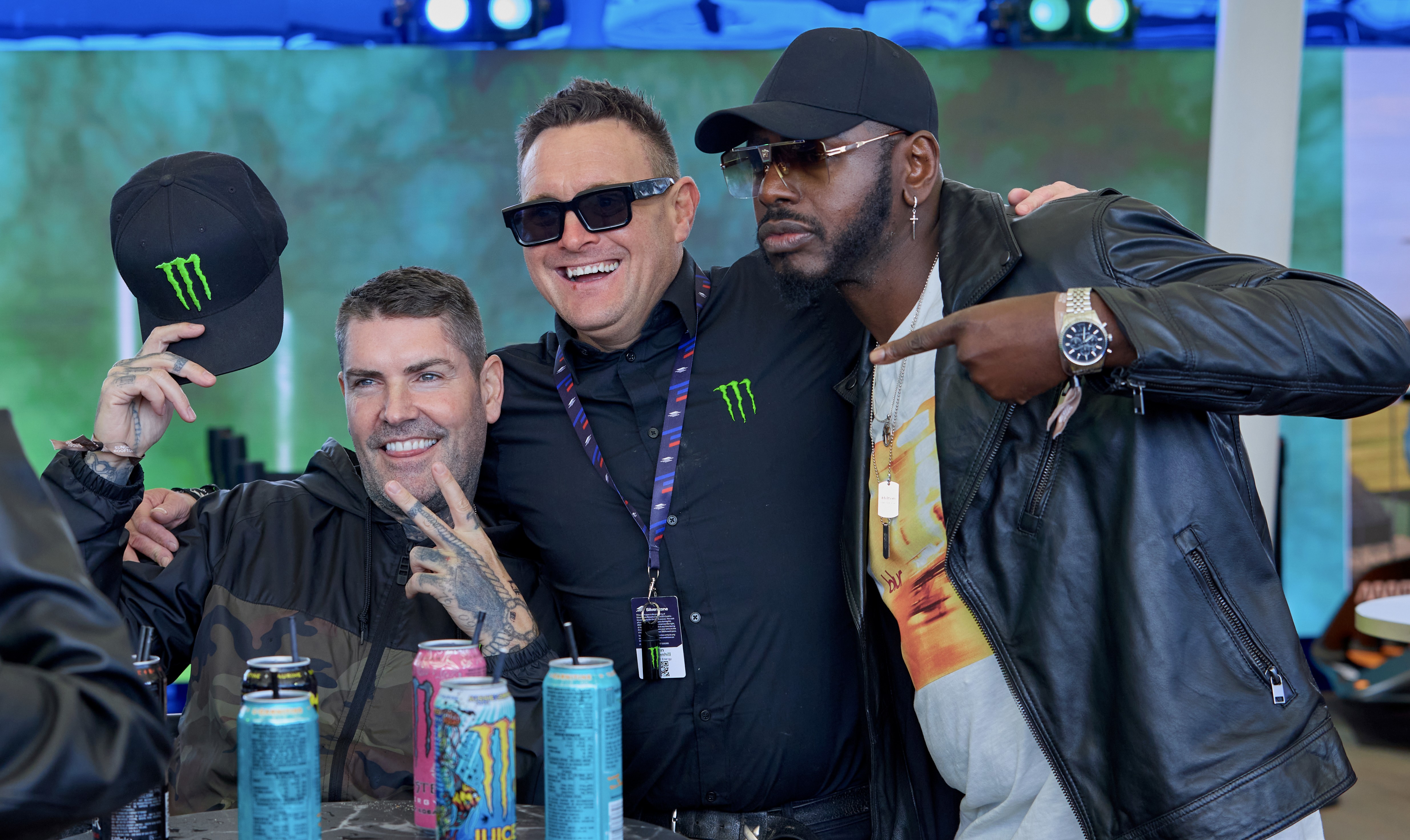 Monster Energy Party with Shane Lynch British Grand Prix Silverstone -  event photographer Paul Severn