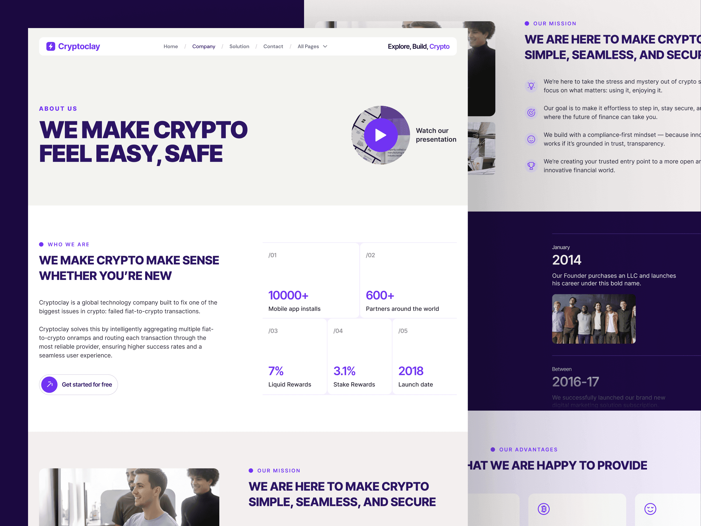 framer web3 template