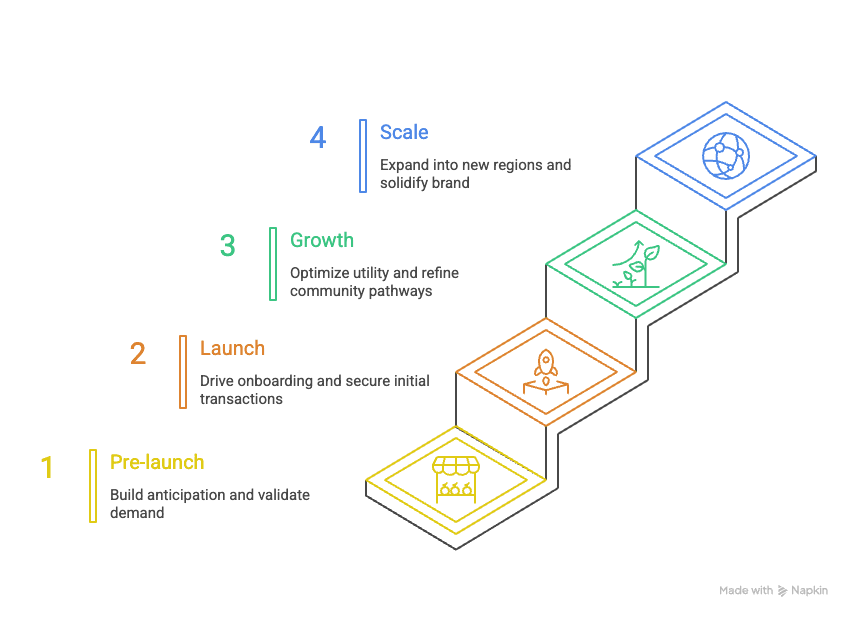 Web3 marketing stages