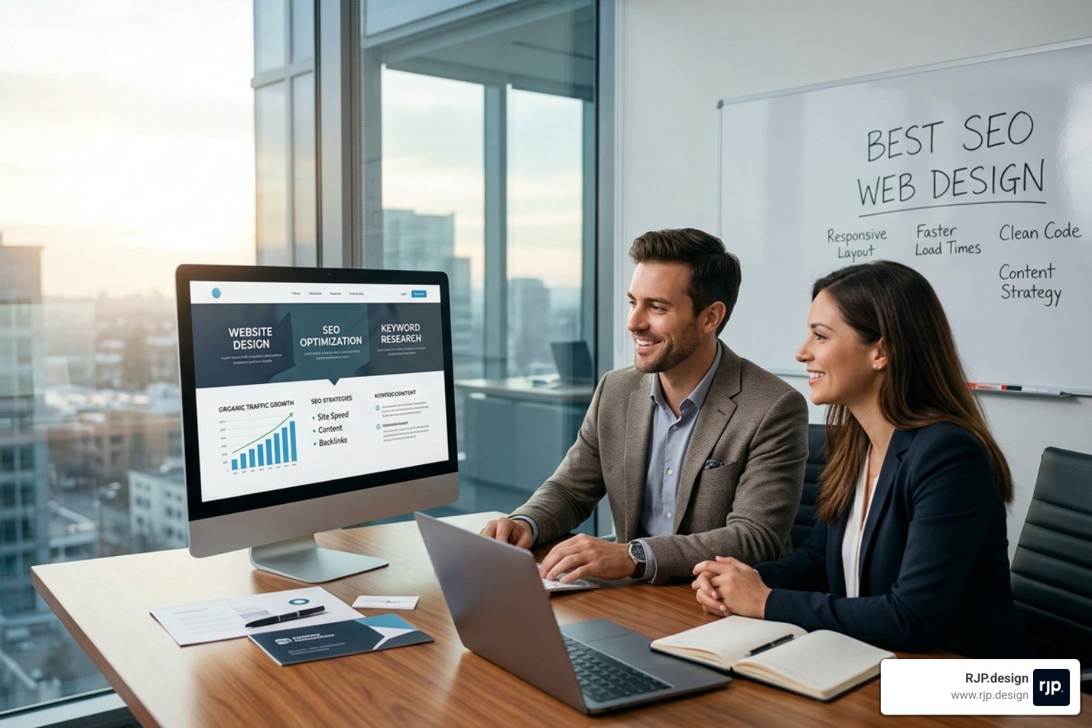 Responsive website layout across smartphone, tablet, and desktop - best seo web design