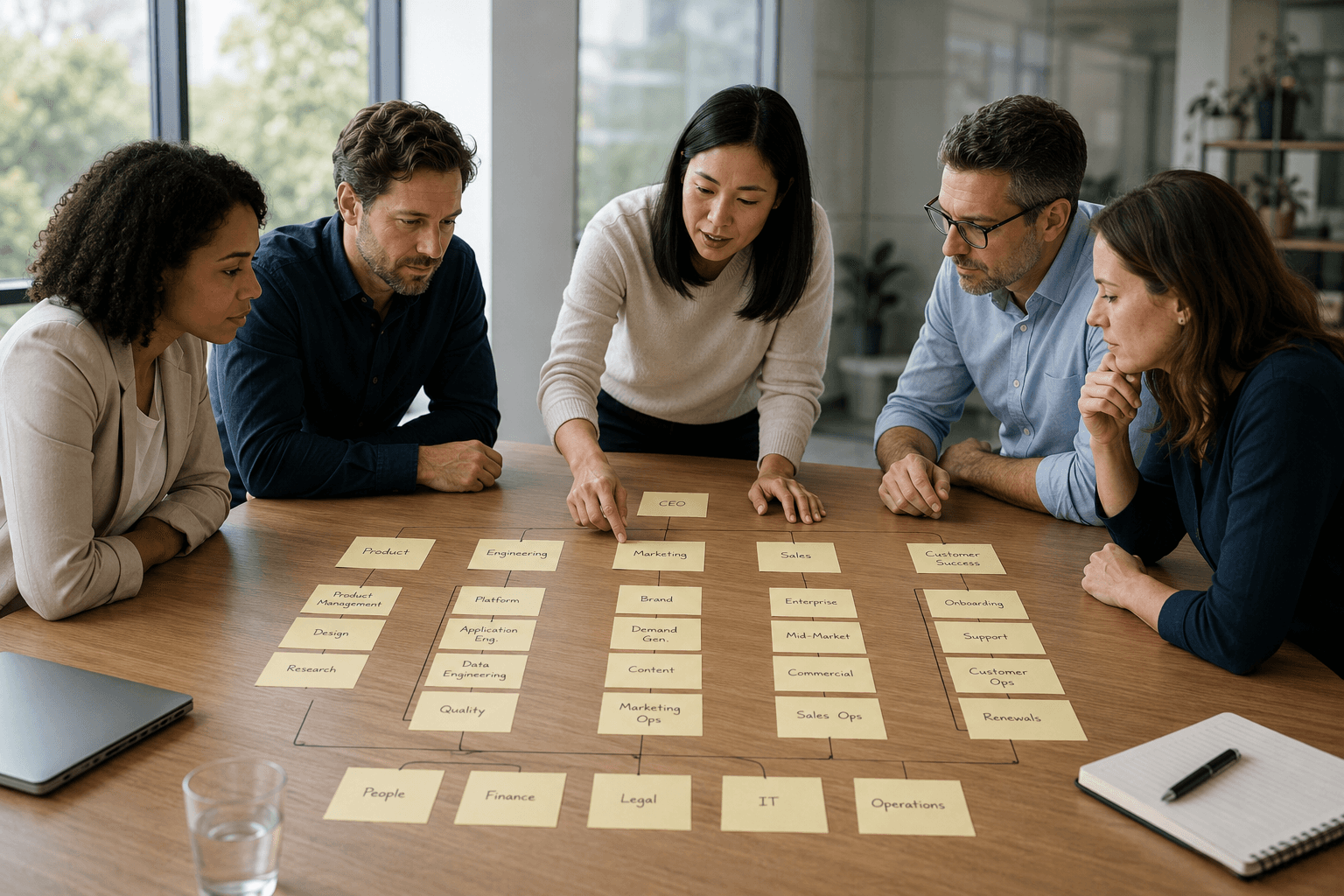 Collaboration in organization design