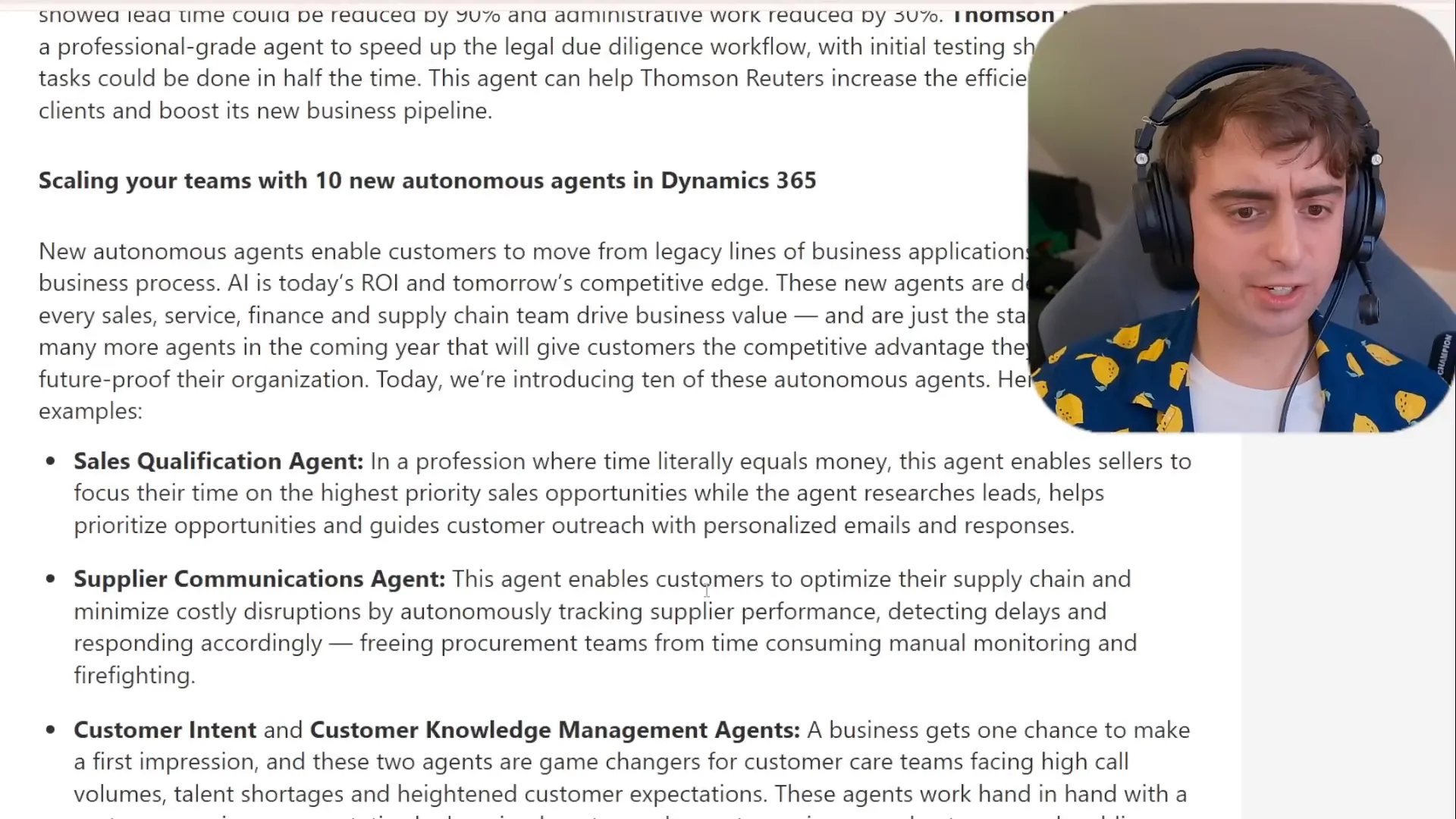 Example of an autonomous sales qualification agent