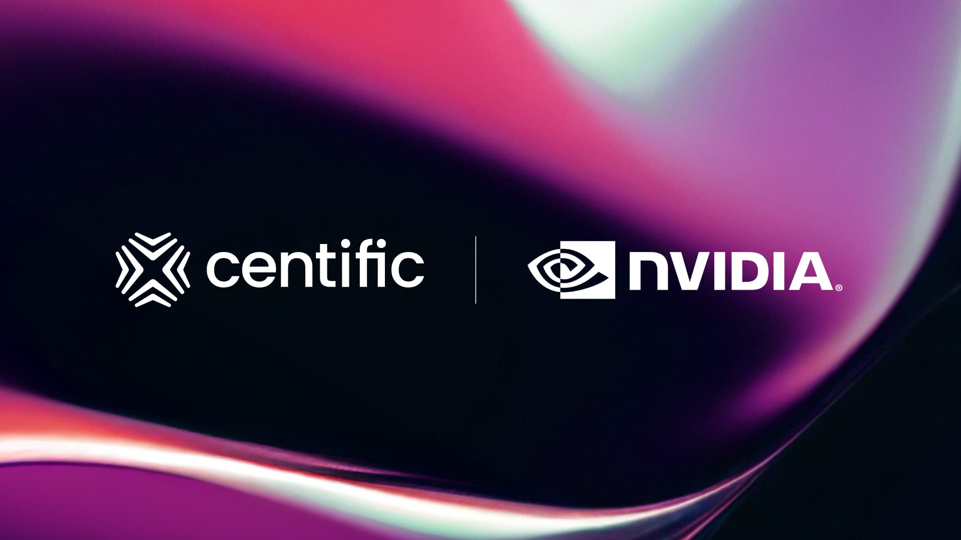 Centific's logo side-by-side with Nvidia's logo