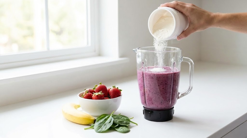 How to add collagen peptides to pregnancy smoothies