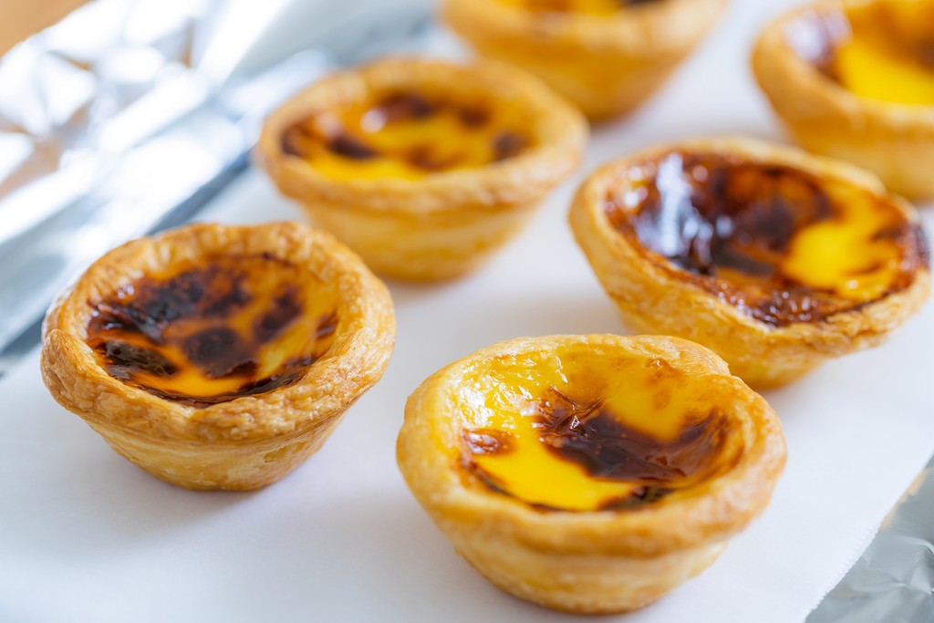 Frozen egg tart for bakery and foodservice