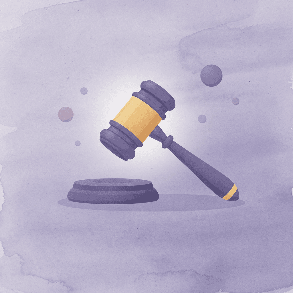 Gavel icon representing the legal existence of a Missouri LLC