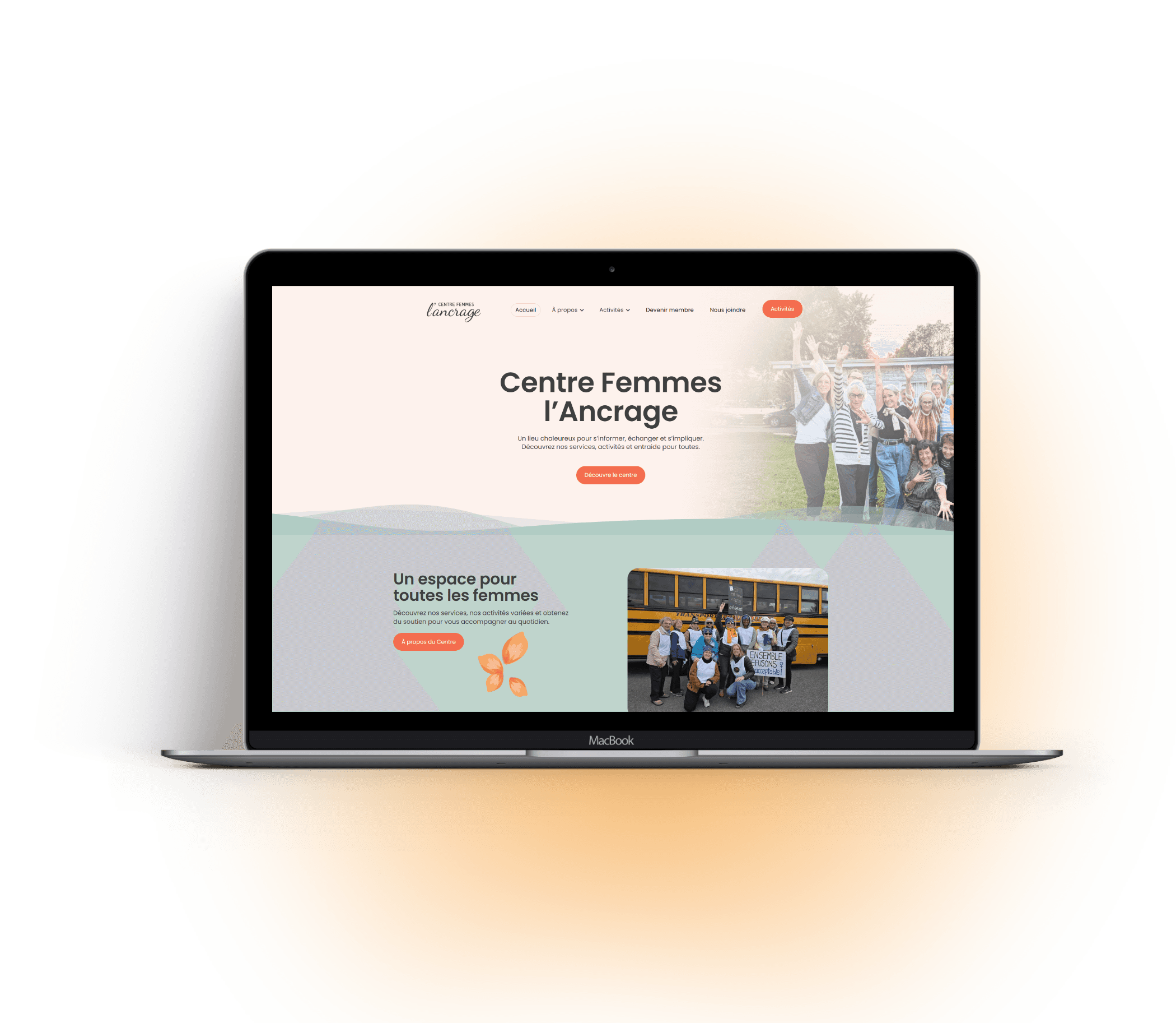 Conception d'un site web pour Centre Femmes l’Ancrage Lévis