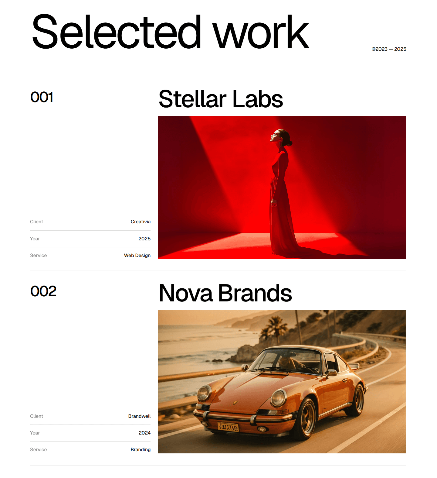 Framer Portfolio Component