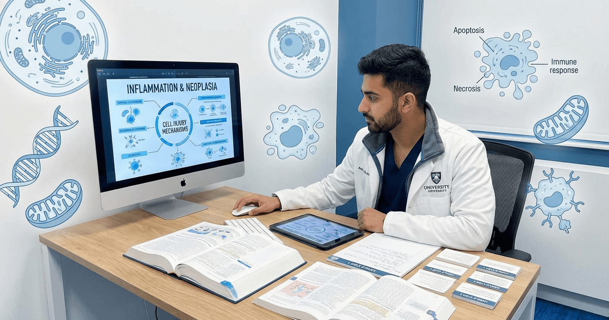 Cover: How to Study Pathology for USMLE Step 1 2026: High-Yield Topics, Mechanisms and Complete Exam Strategy