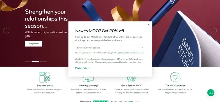 Lead Capture Popups MOO