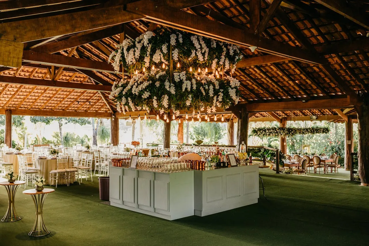 A wedding reception
