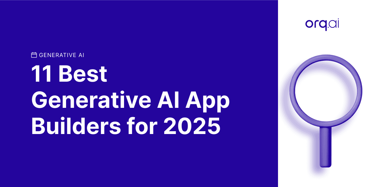 Featured image for article on best generative ai app builders