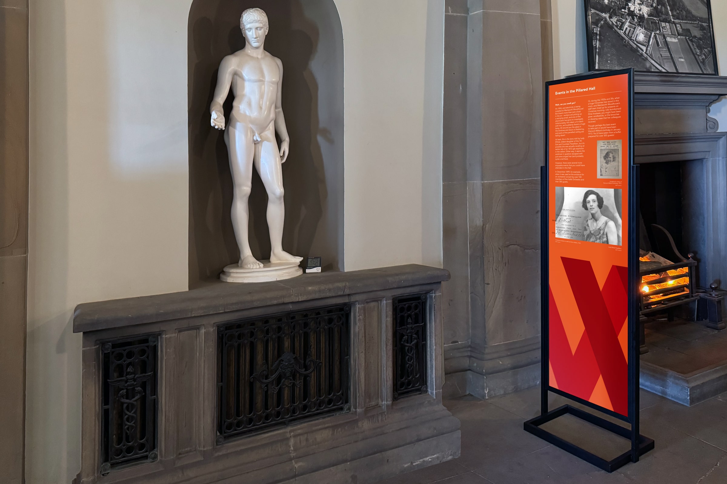 Colourful Free Standing Museum Exhibition Interpretation Display Panel Design