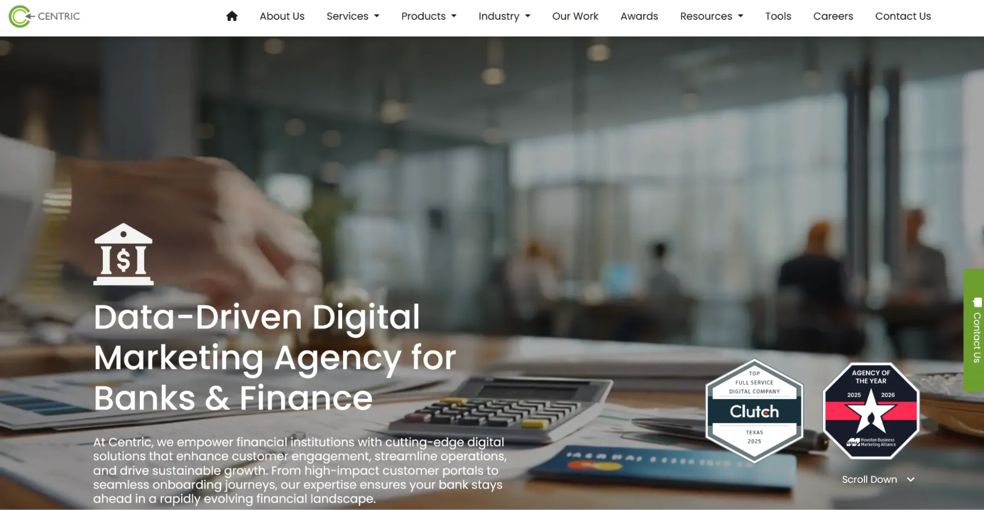 Centric - Best for large fintechs needing tech-driven marketing systems.
