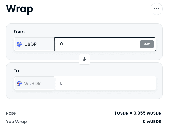 wrapped-usdr