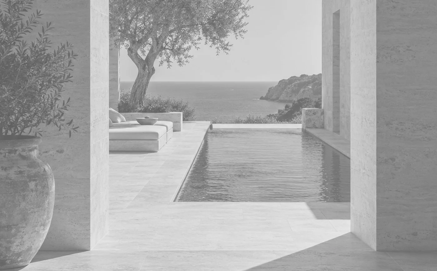 The building as a grey massing study
