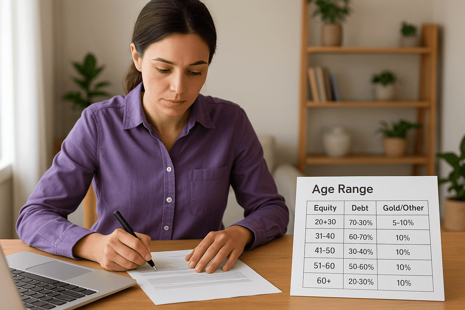 Use age as your baseline, then adjust