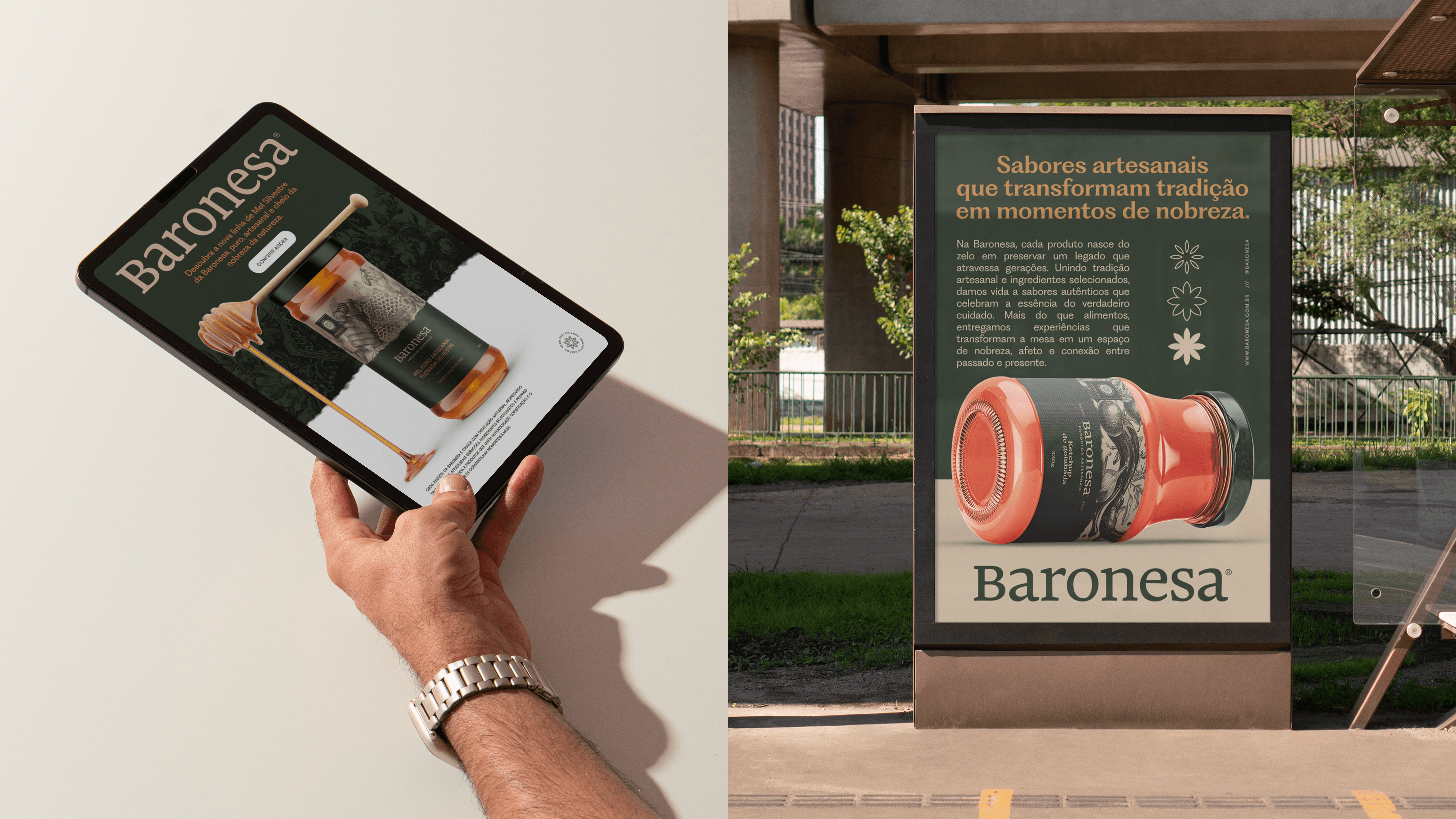 Painel publicitário da CSD Fintechs em estação urbana com mensagem sobre inovação no setor financeiro.