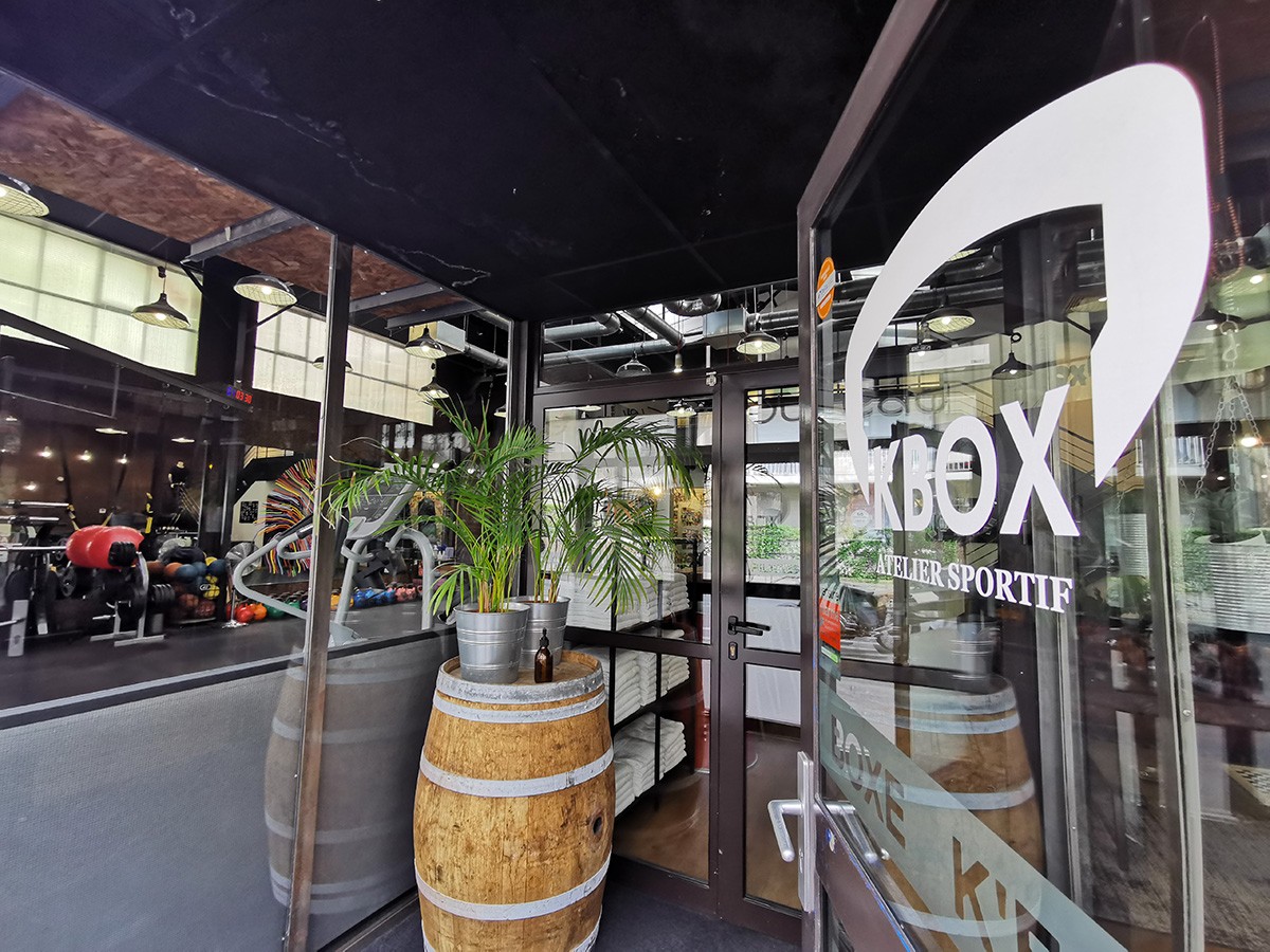 Entrée salle de sport boxe