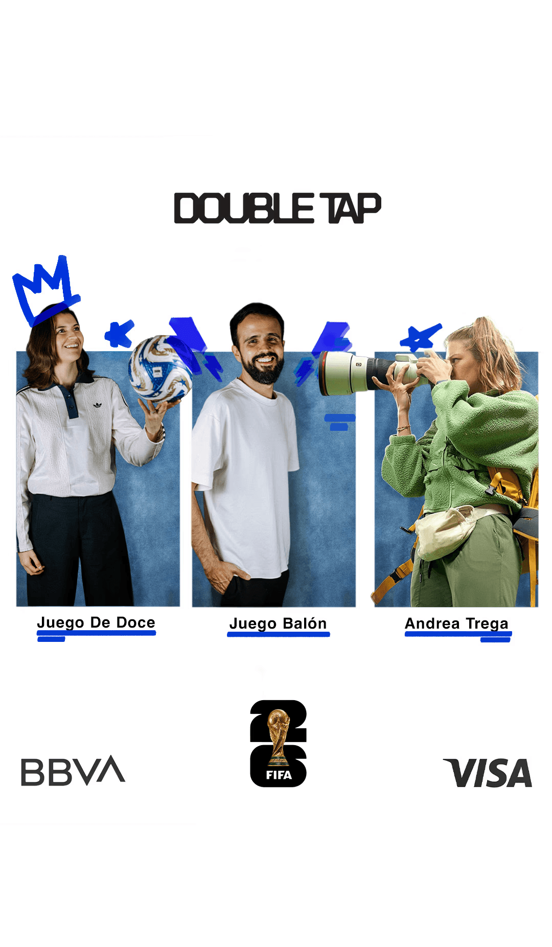 Double tickets to fifa world cup 2026 in mexico, usa and canada along with the global creators football agency