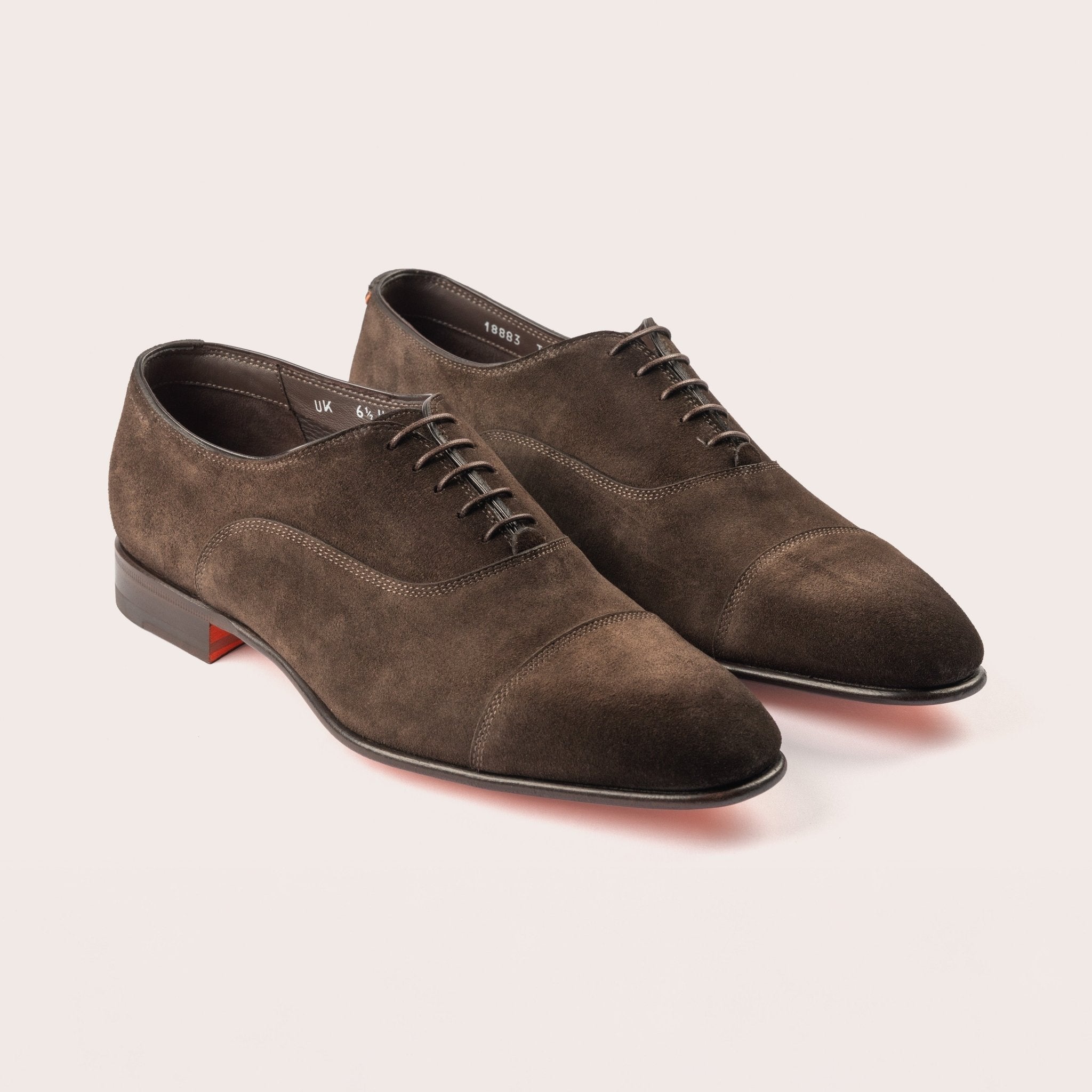 Men's brown suede Oxford shoe - Mandelli UK