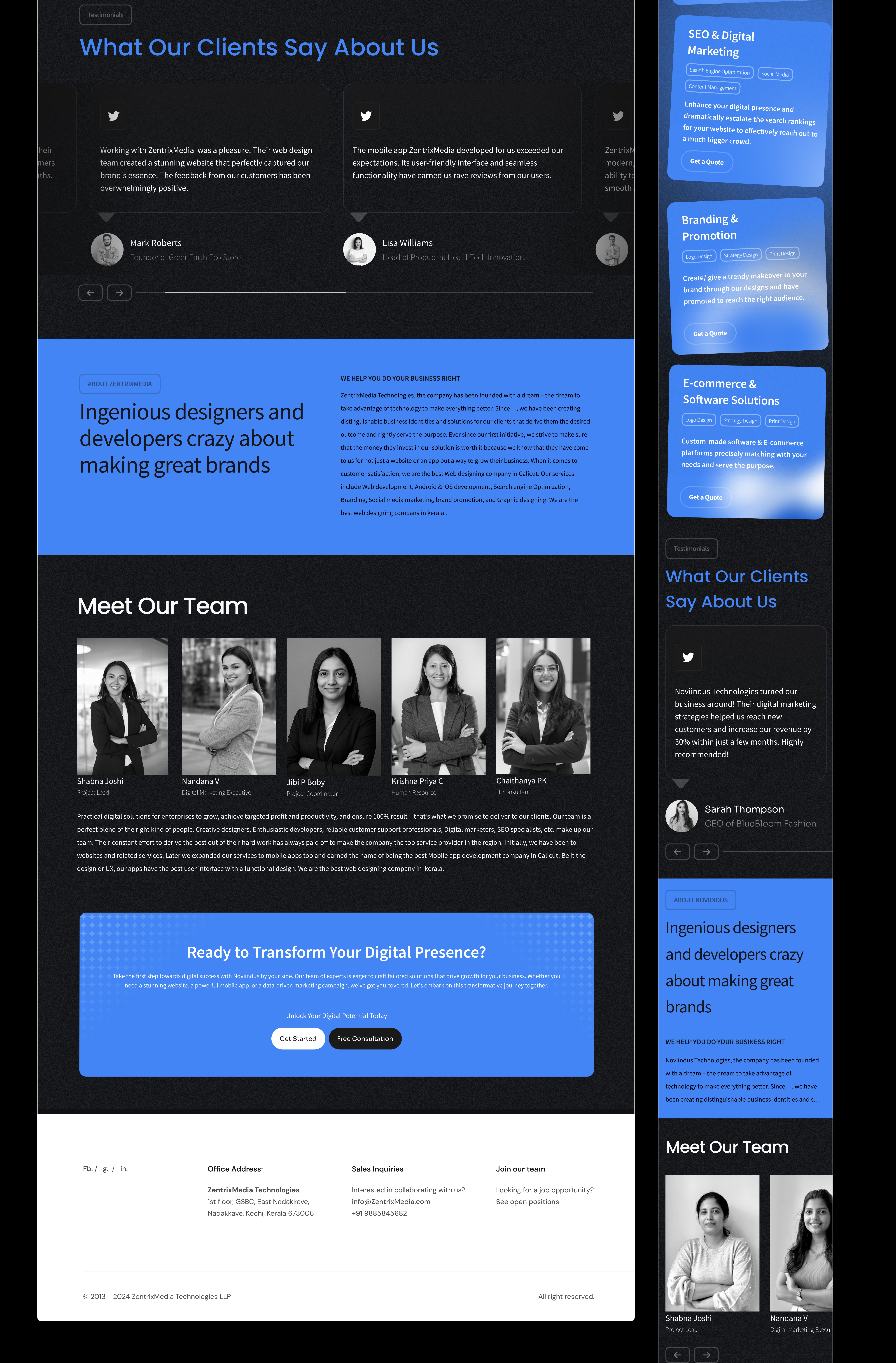 website screenshot image