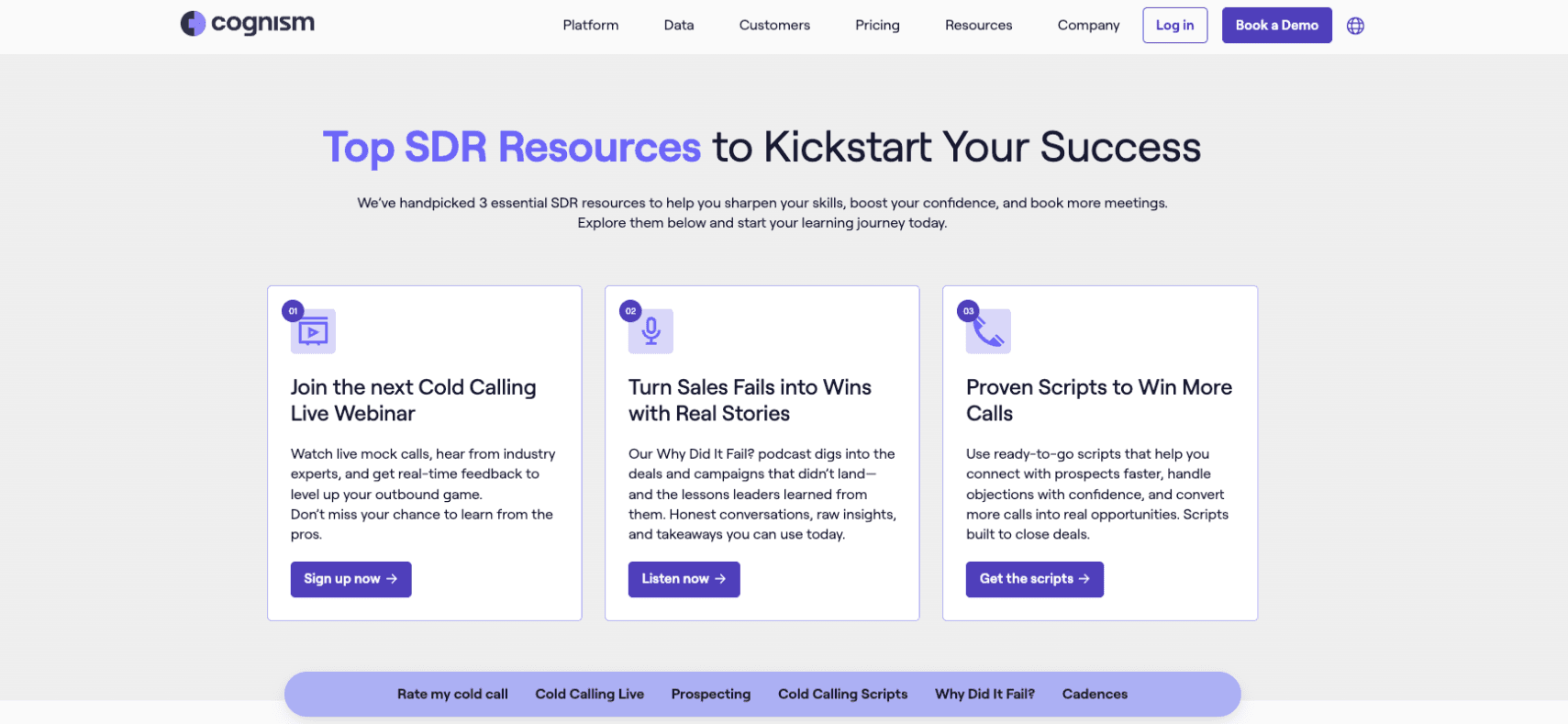 SDR Zone for Sales Reps