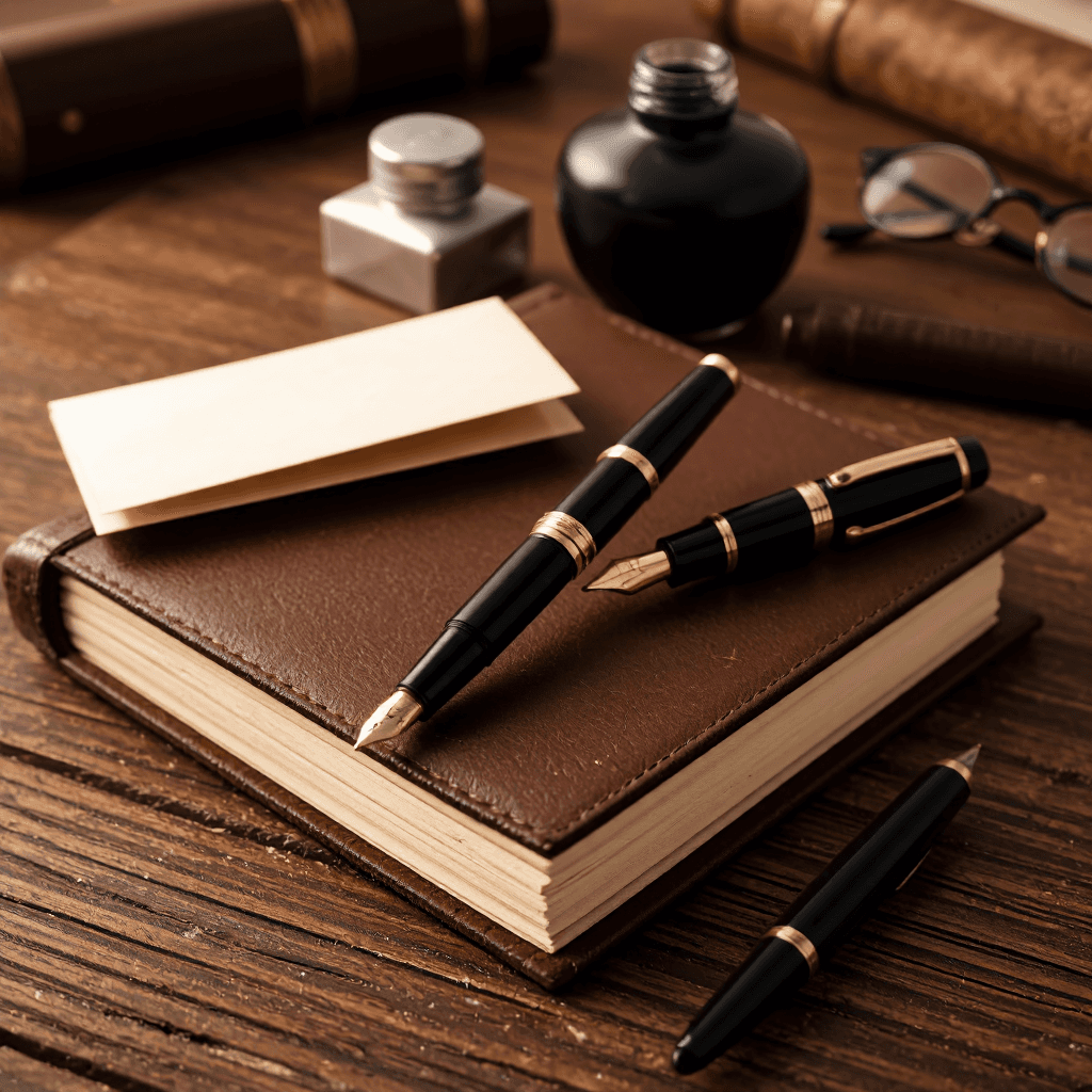 product photography of fountain pen