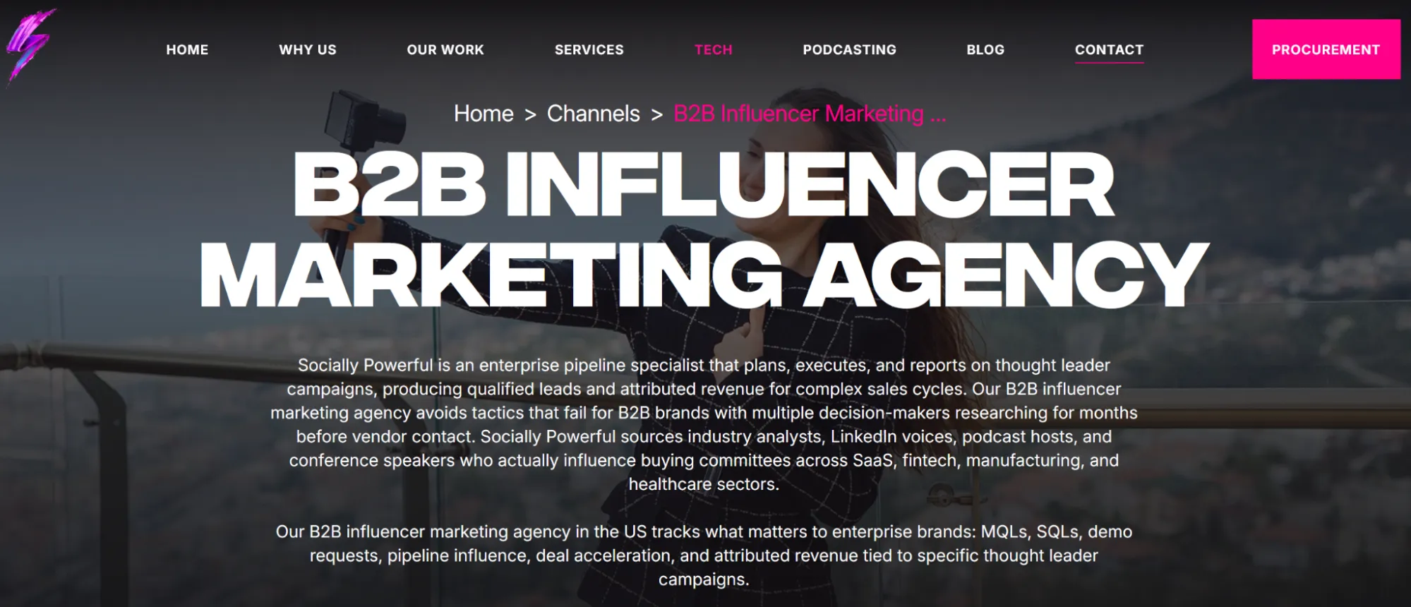 Top B2B Influencer Marketing Agency - Socially Powerful