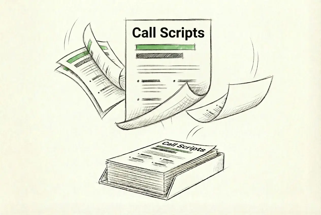 7 Must-Have HVAC Call Center Scripts to Stop Losing Leads | Thumbnail | AI Operations & Dispatch | Tradesly AI Insights
