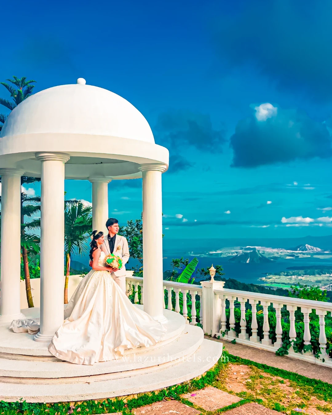 Belle Vue Gazebo — real celebration at Lazuri Tagaytay