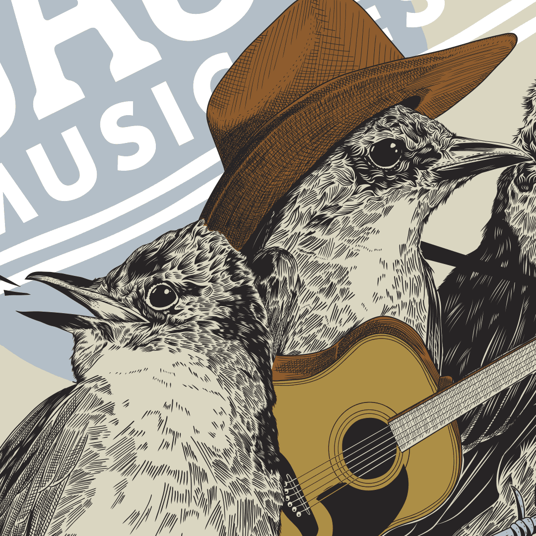 Close-up of Bastrop Music Festival 2023 poster