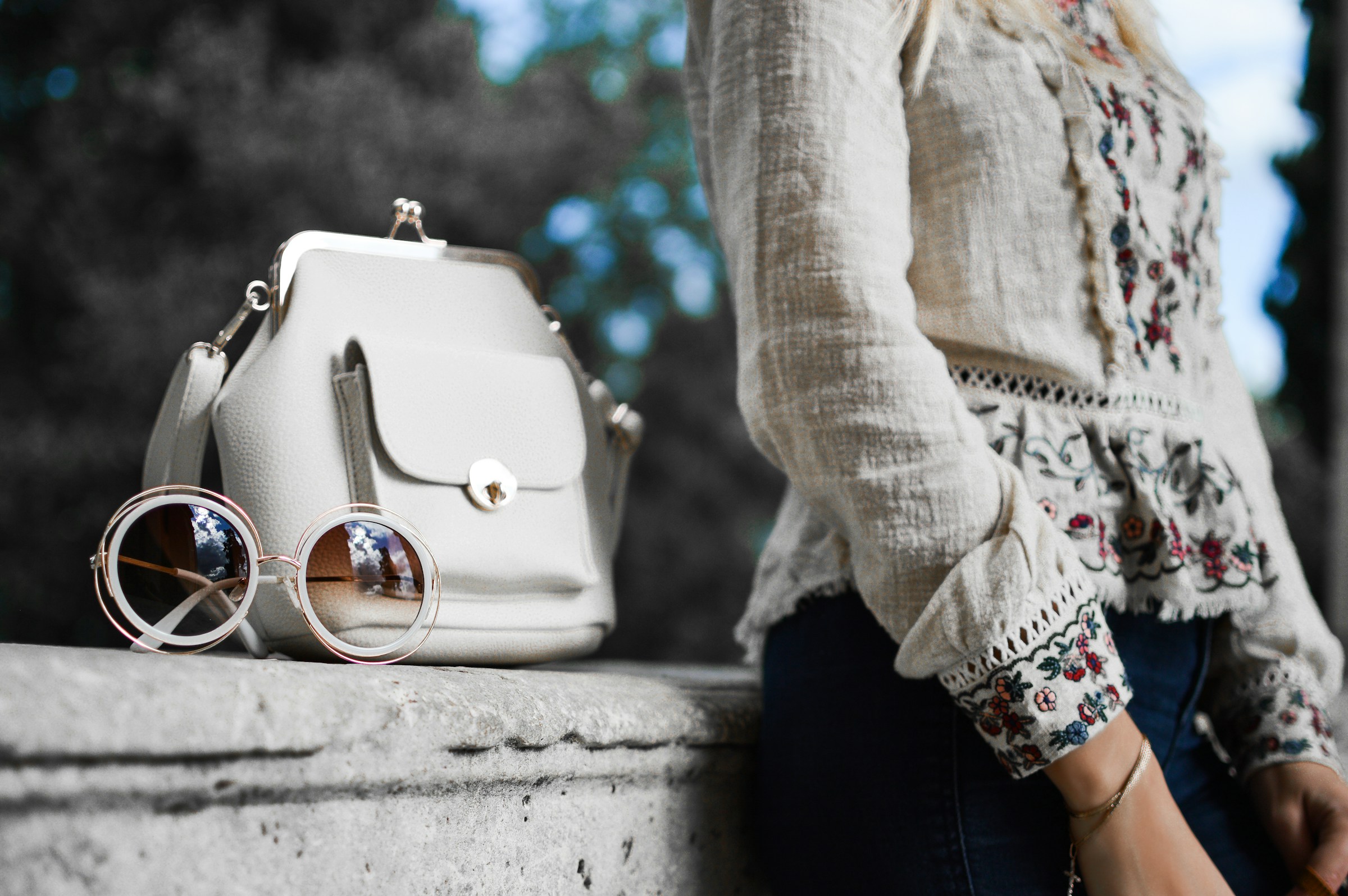 woman with her new bag - What Are Neutral Colors