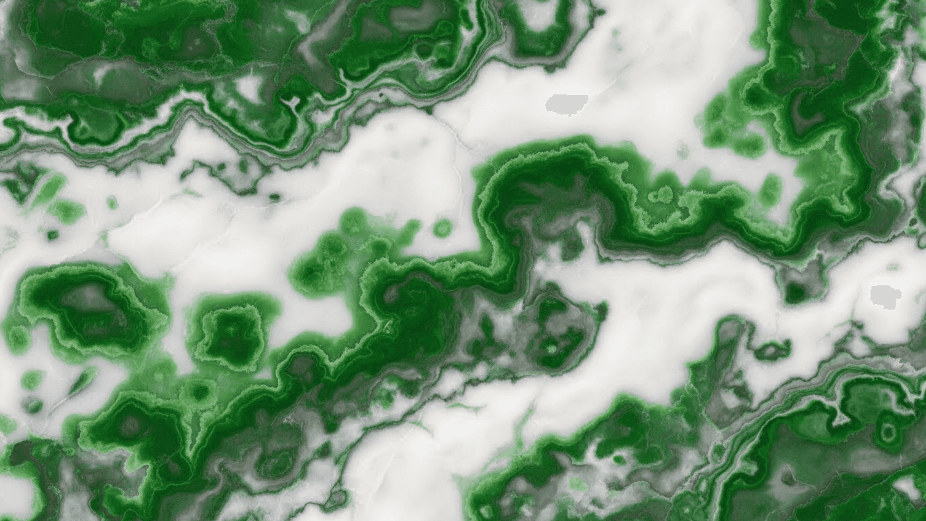 Green and Hwite Marble