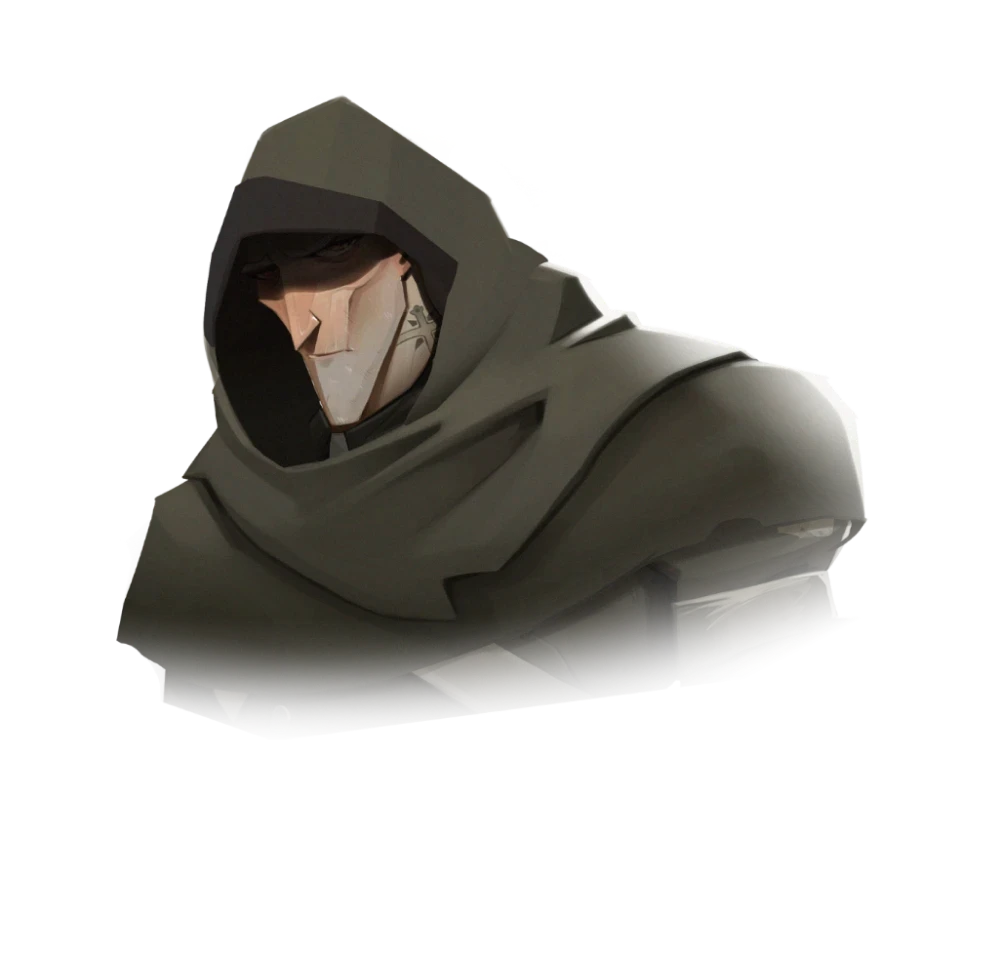 Hooded Zmoryn – character concept art by Kuba Fidler