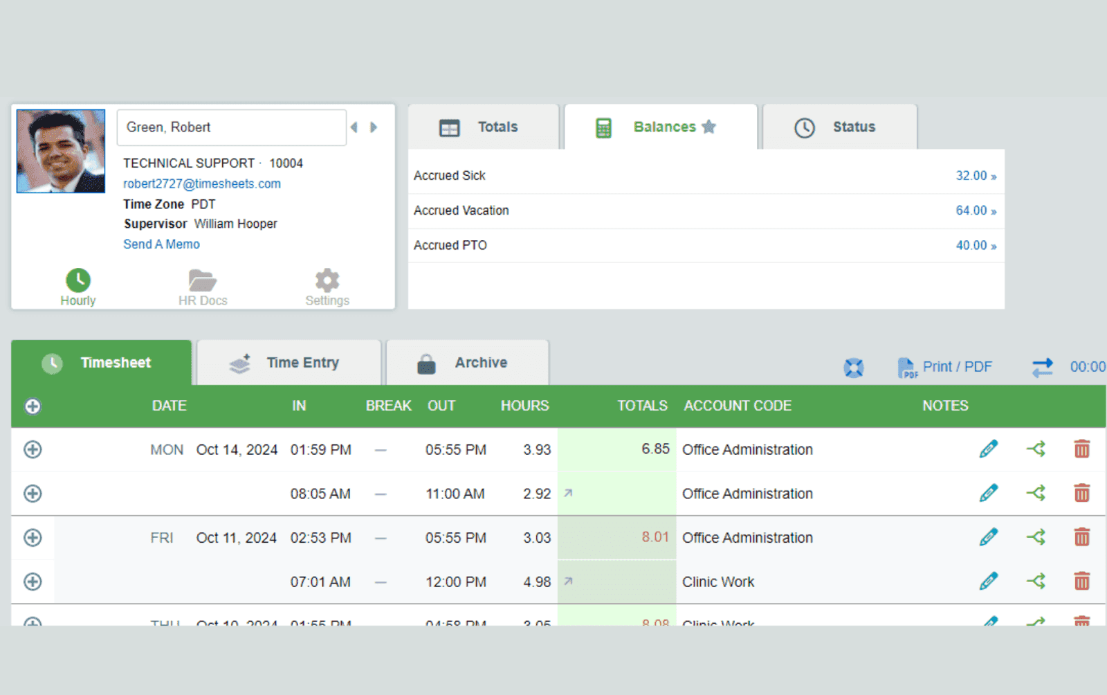  timesheet management in timesheet