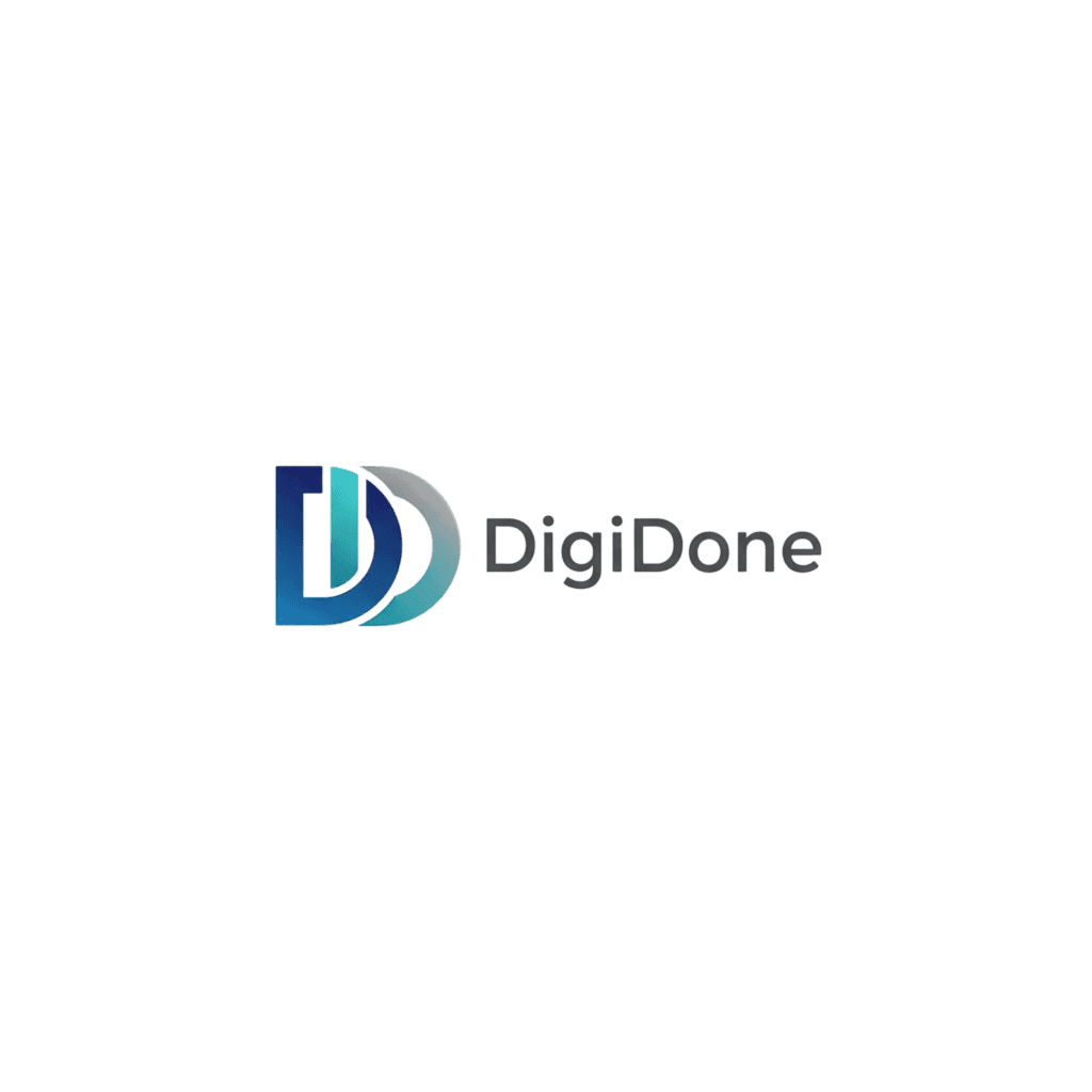 Het logo van DigiDone