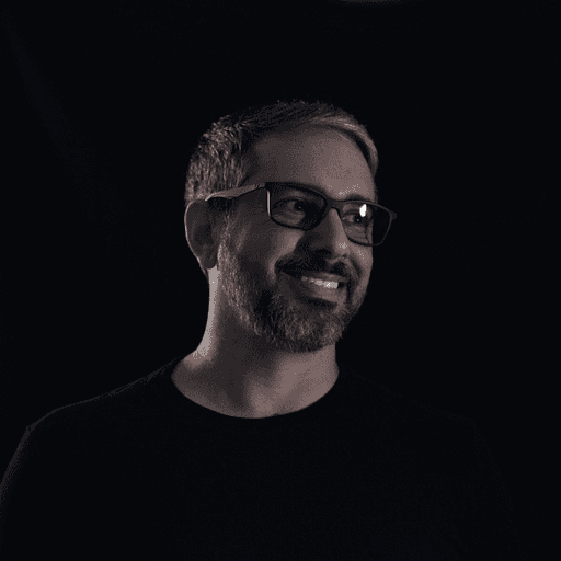 man in black button-up shirt