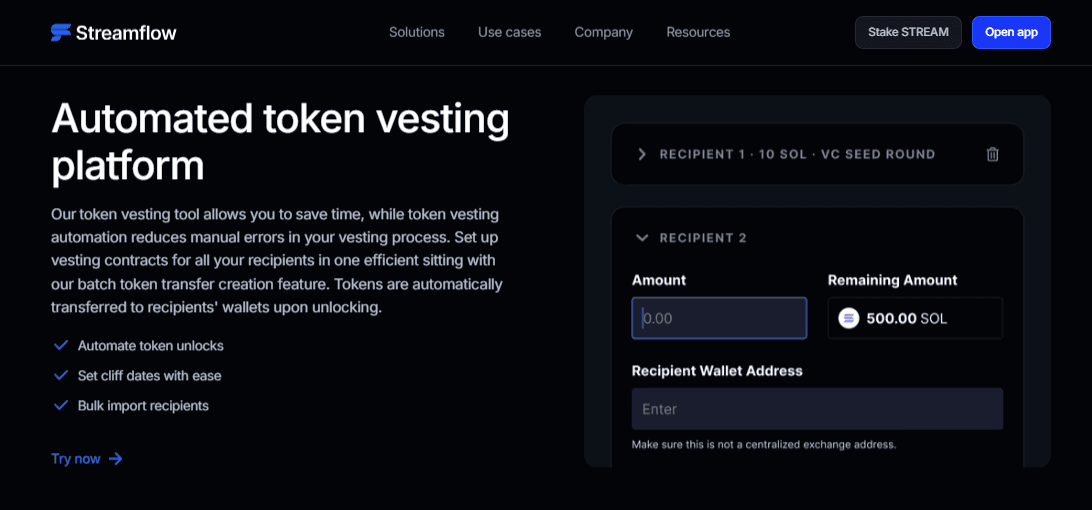 Token Lock vs. Token Vesting
