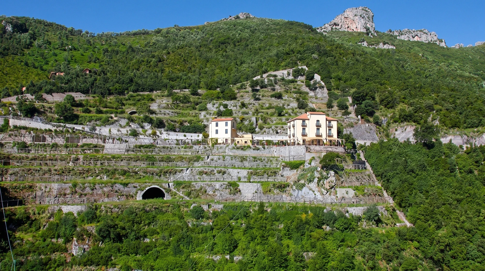 Hillside estate on the Amalfi Coast