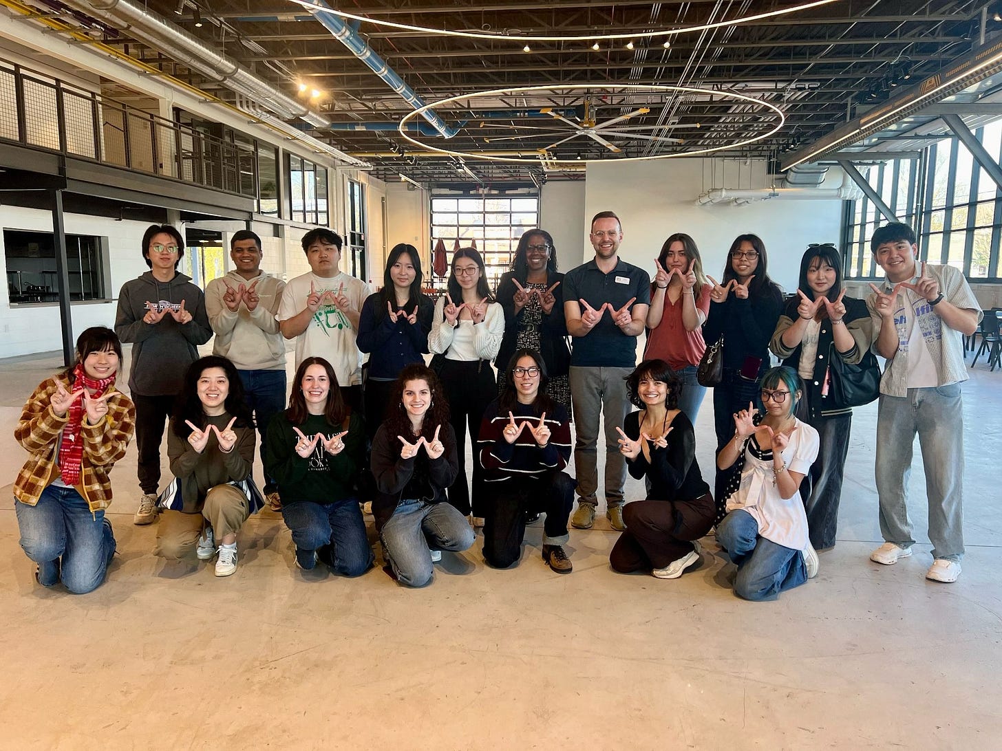 UX Club members at Madison Public Market Visit with MPM staff