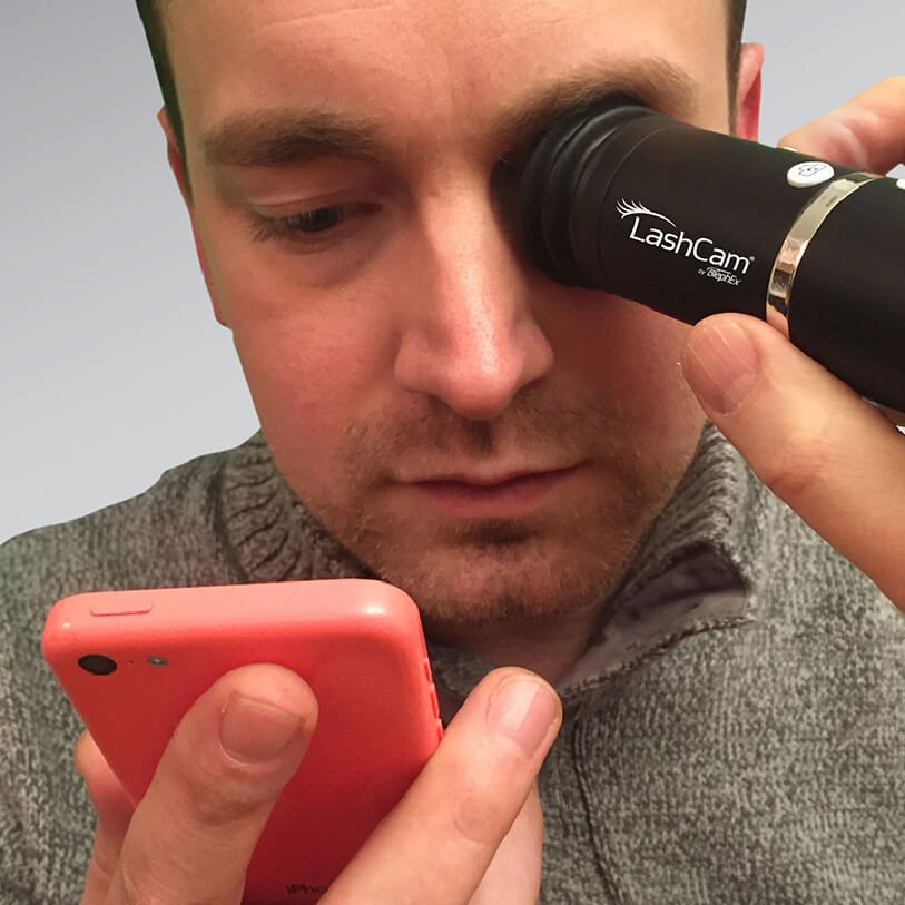 LashCam in use